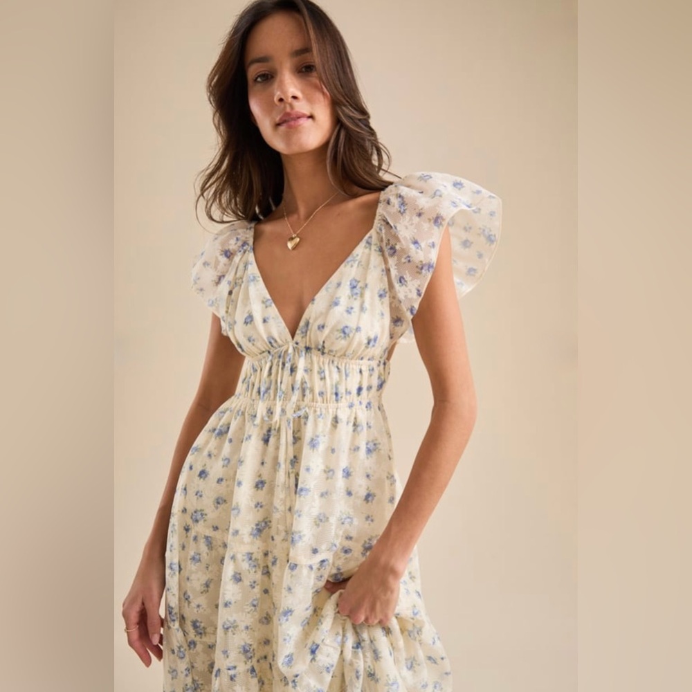 NWT Altar’d State Elisa Midi Dress - Picture 2 of 9
